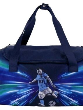 Messi Collection Navy Blue Duffel Bag - Lightweight Travel & Gym Bag